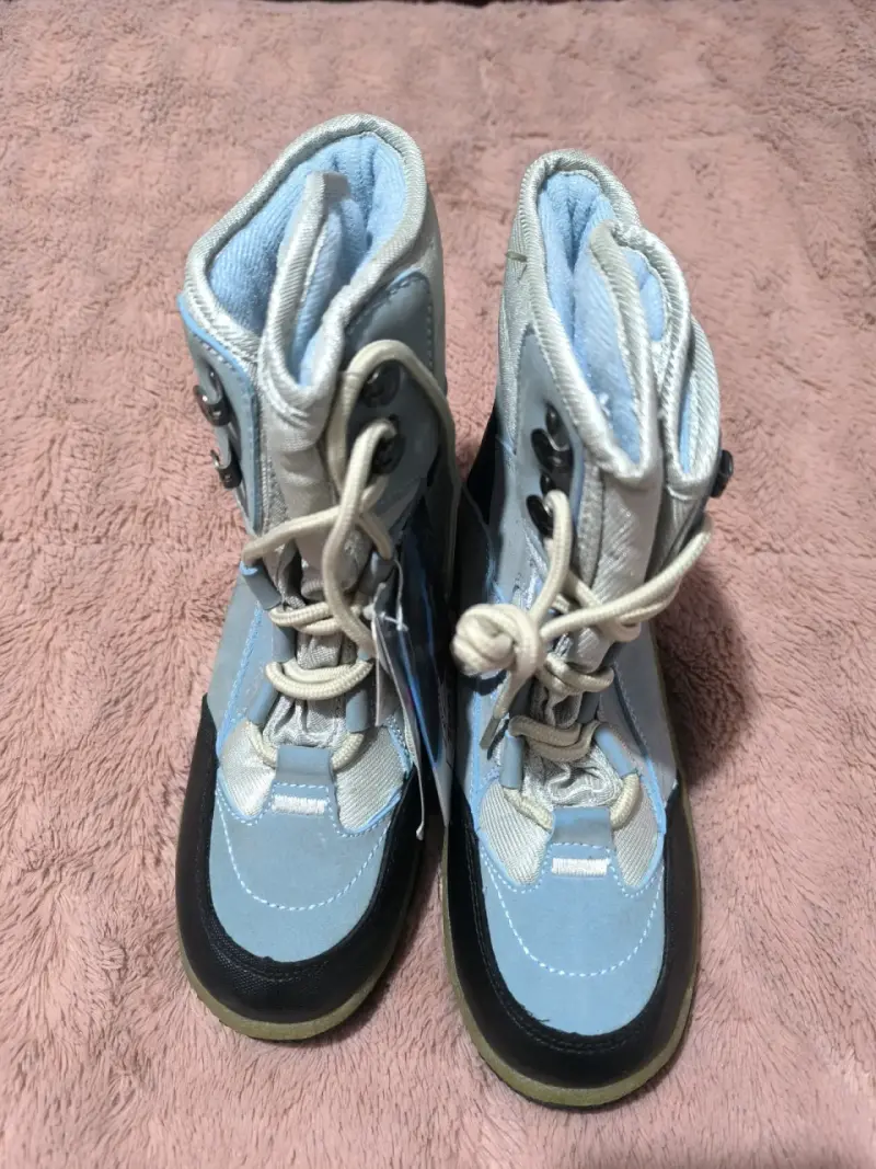 Botas de invierno para niños color azul - 3