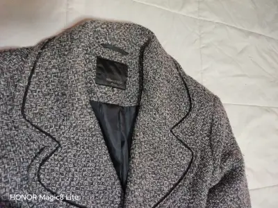 Abrigo de lana gris para mujer Stefano Cocci - miniatura 1