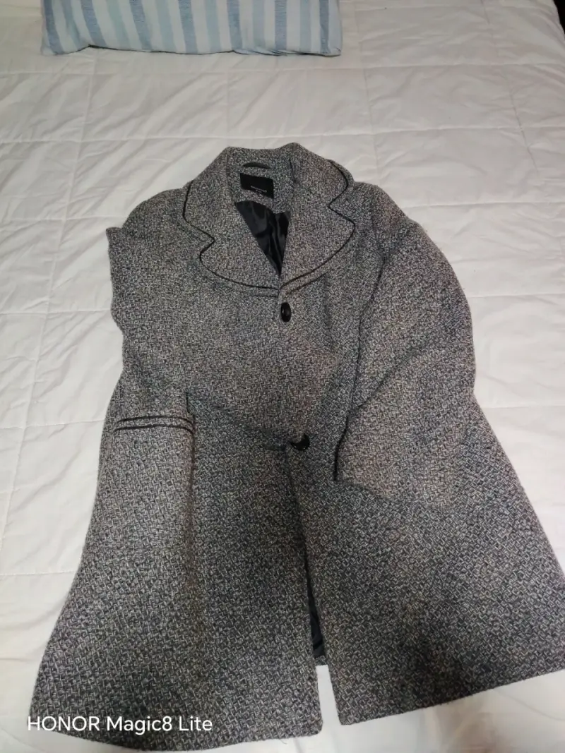 Abrigo de lana gris para mujer Stefano Cocci - 2