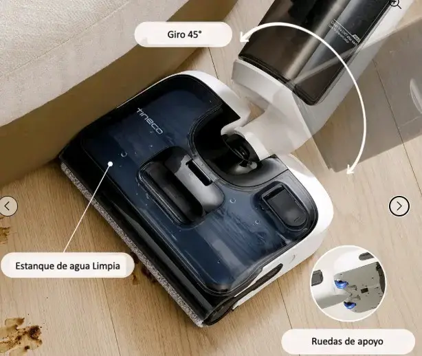 Aspiradora y lavadora  Tineco One strech s6 pro - 3