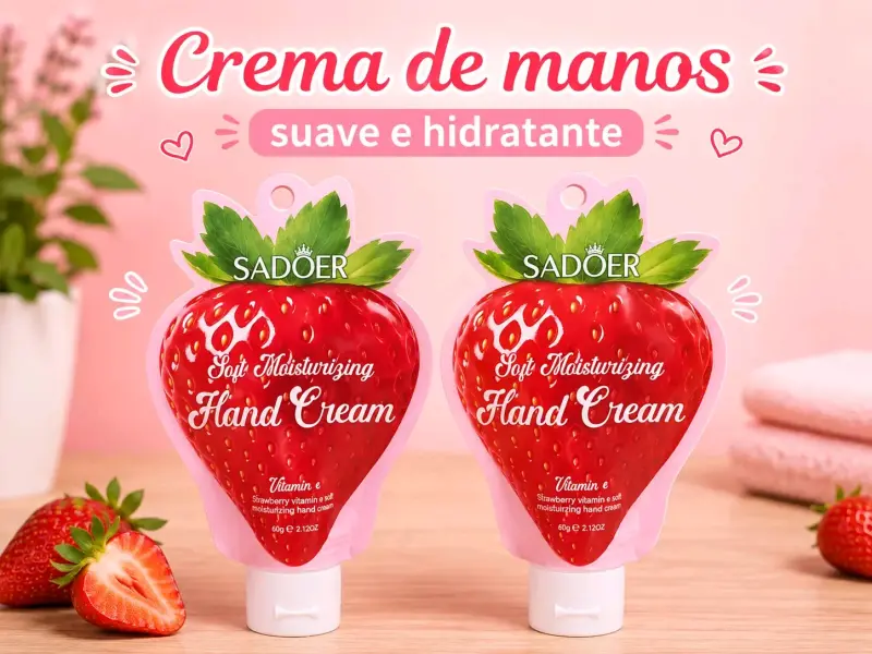 Crema de manos hidratante Sadoer con vitamina E