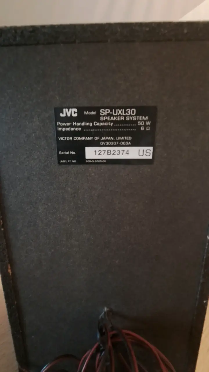 Parlante JVC SP-UXL30 50W - 2