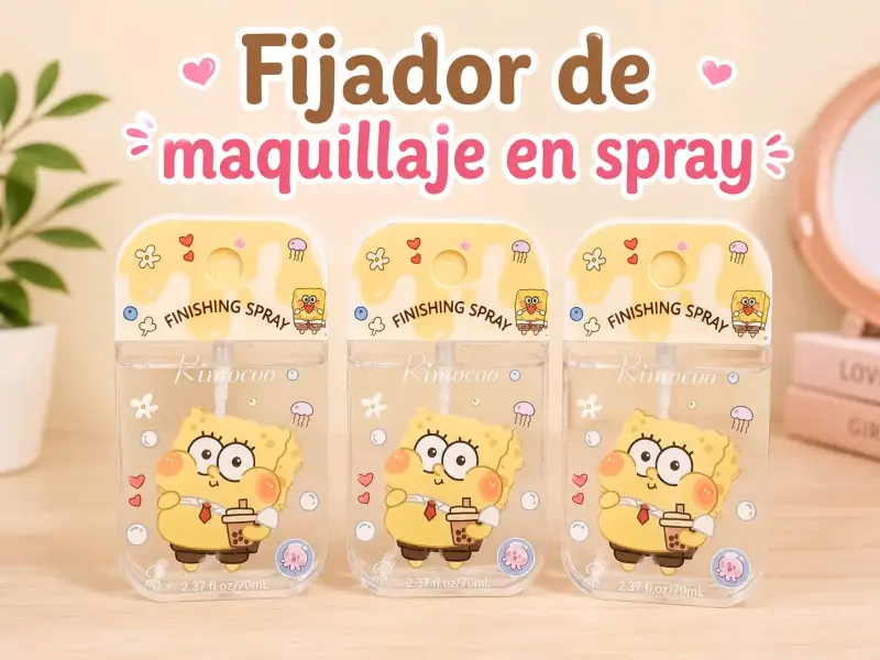 Fijador de maquillaje en spray Kimooco