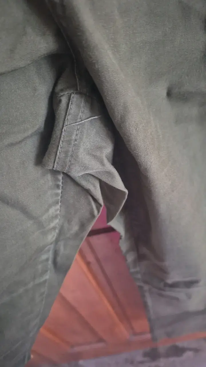 Pantalones verdes de mujer con cintura elástica - 4