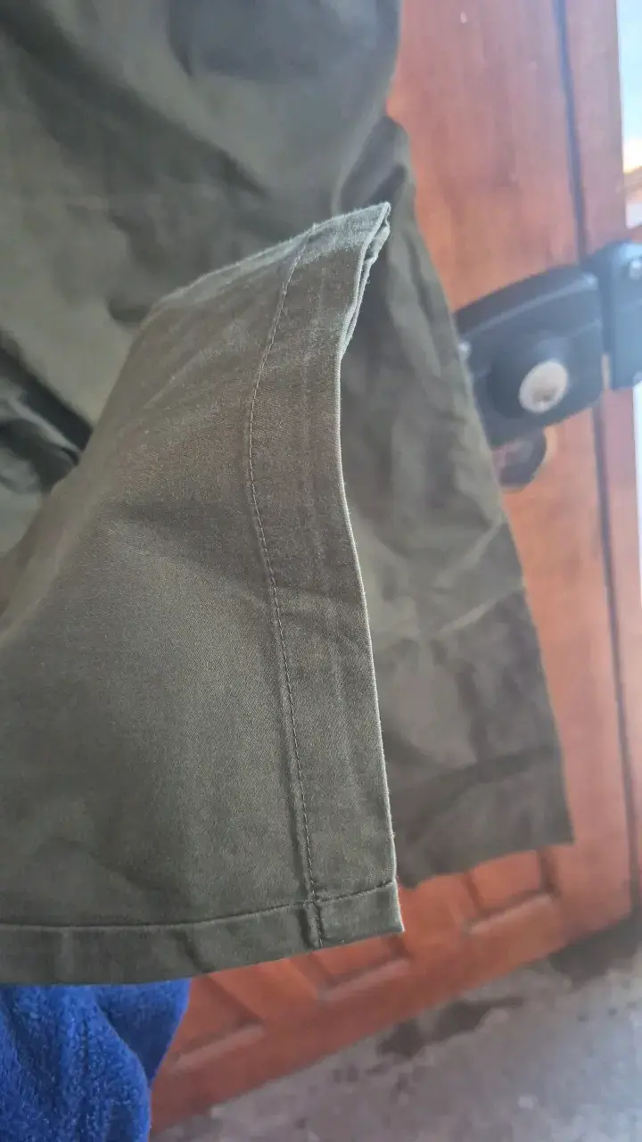 Pantalones verdes de mujer con cintura elástica - 5
