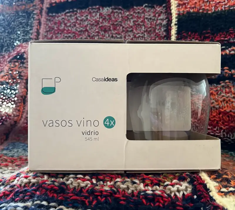 Set de 4 vasos de vino Casaideas 545 ml - 1