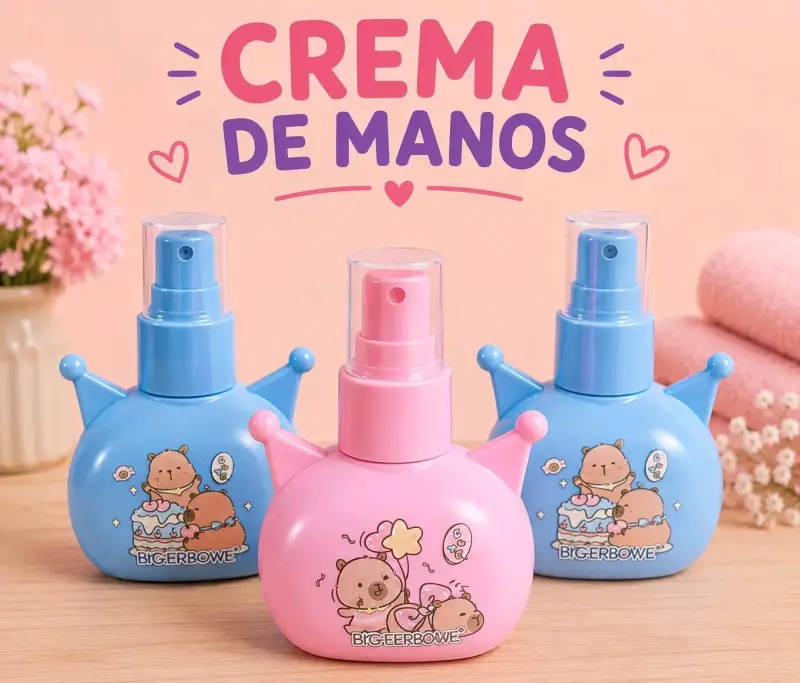 Crema de manos Bigerbowe con diseño infantil