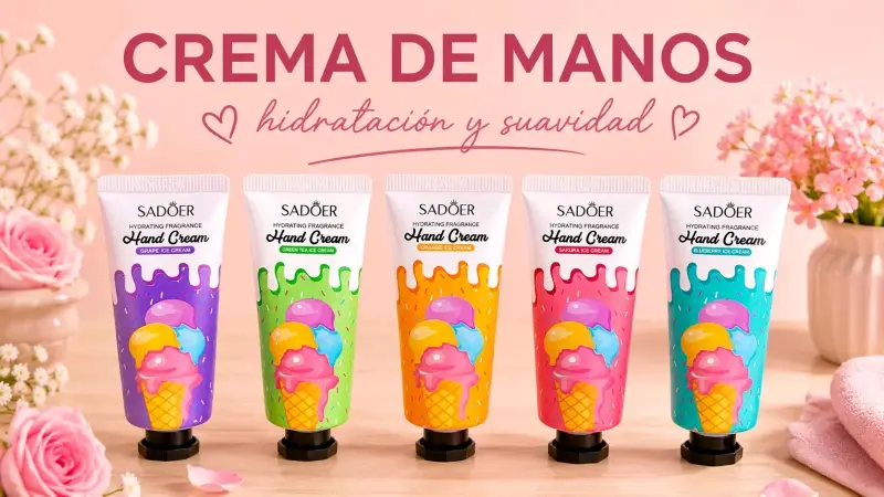 Set de cremas de manos Sadoer hidratantes