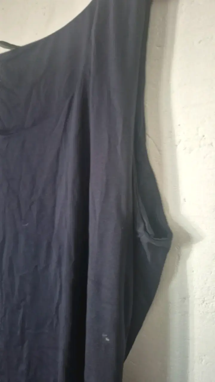 Blusa sin mangas azul marino talla 2XL - 3
