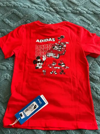 Polera roja infantil Adidas Disney Mickey - miniatura 2