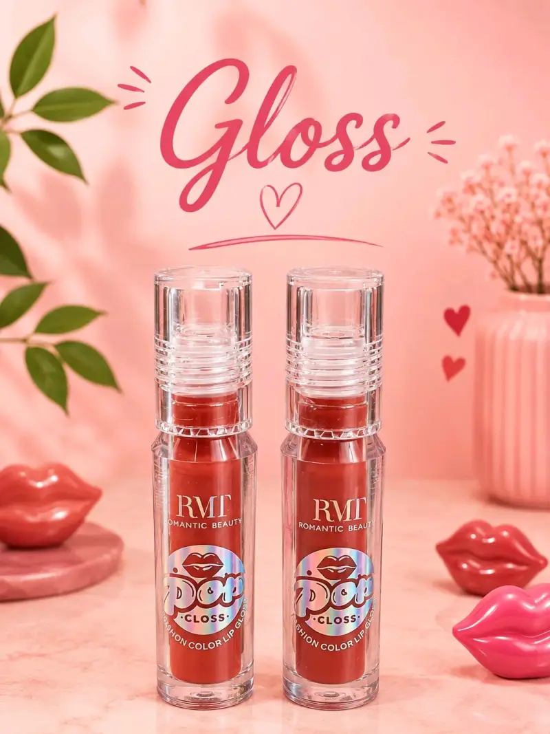 Brillo Labial RMT Pop Gloss Color Rojo