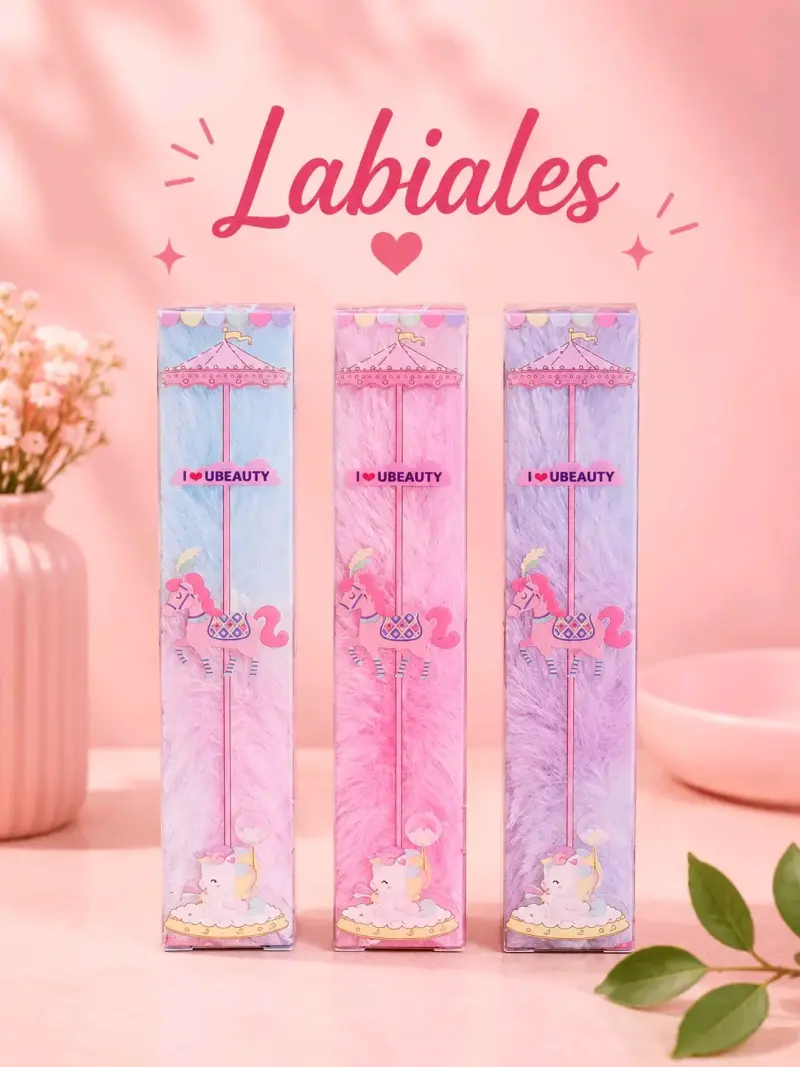 Set de Labiales I Love Ubeauty Colores Pastel