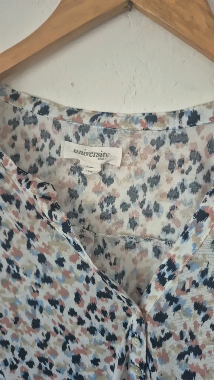 Blusa estampada de manga larga University - 2