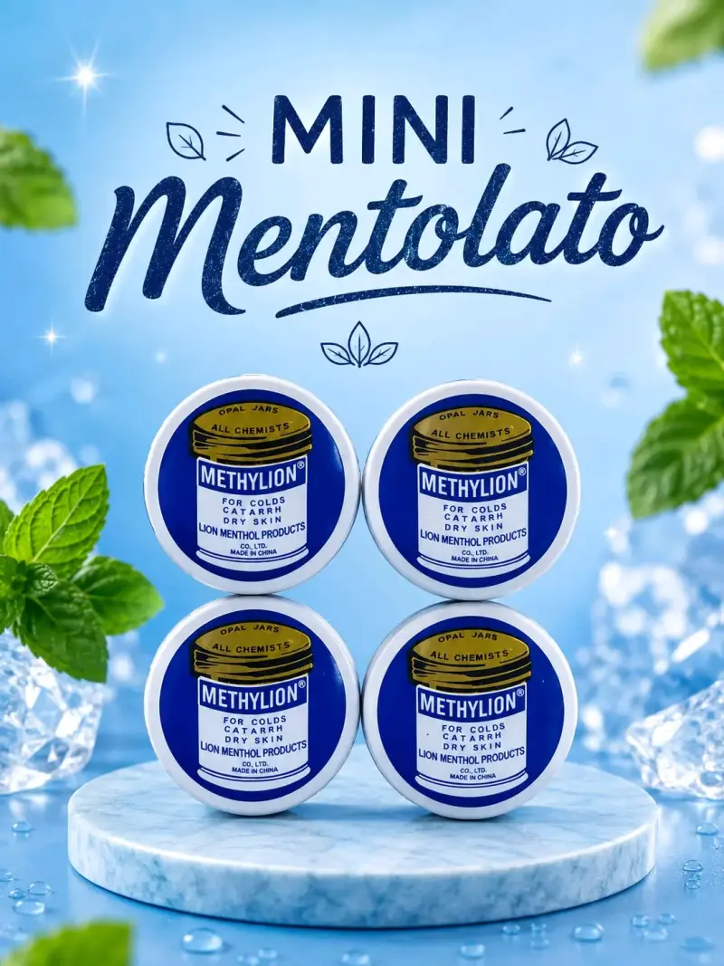 Mini mentolato Methylion para resfriados
