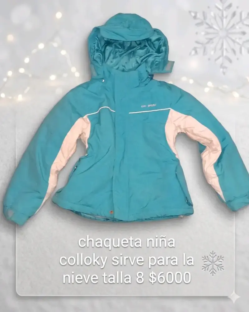 Chaqueta de nieve para niña Colloky talla 8