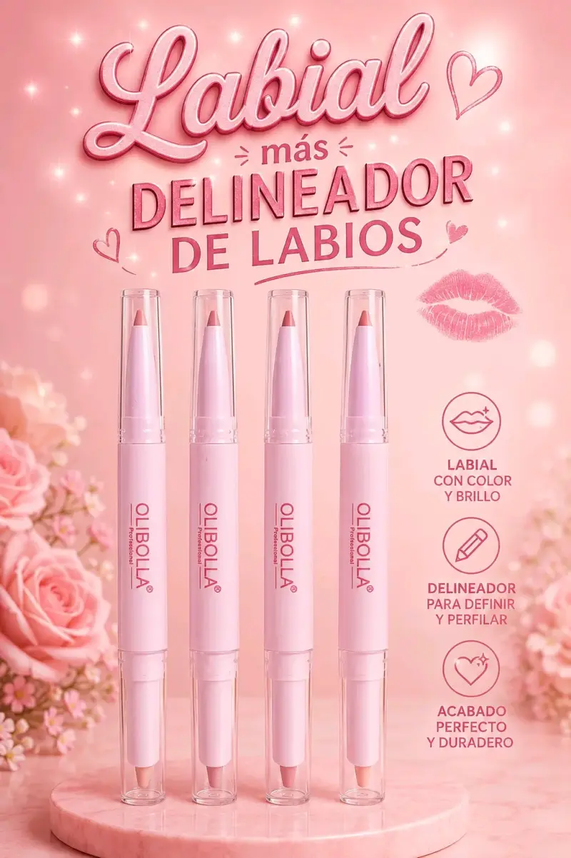 Labial y delineador de labios Olibolla