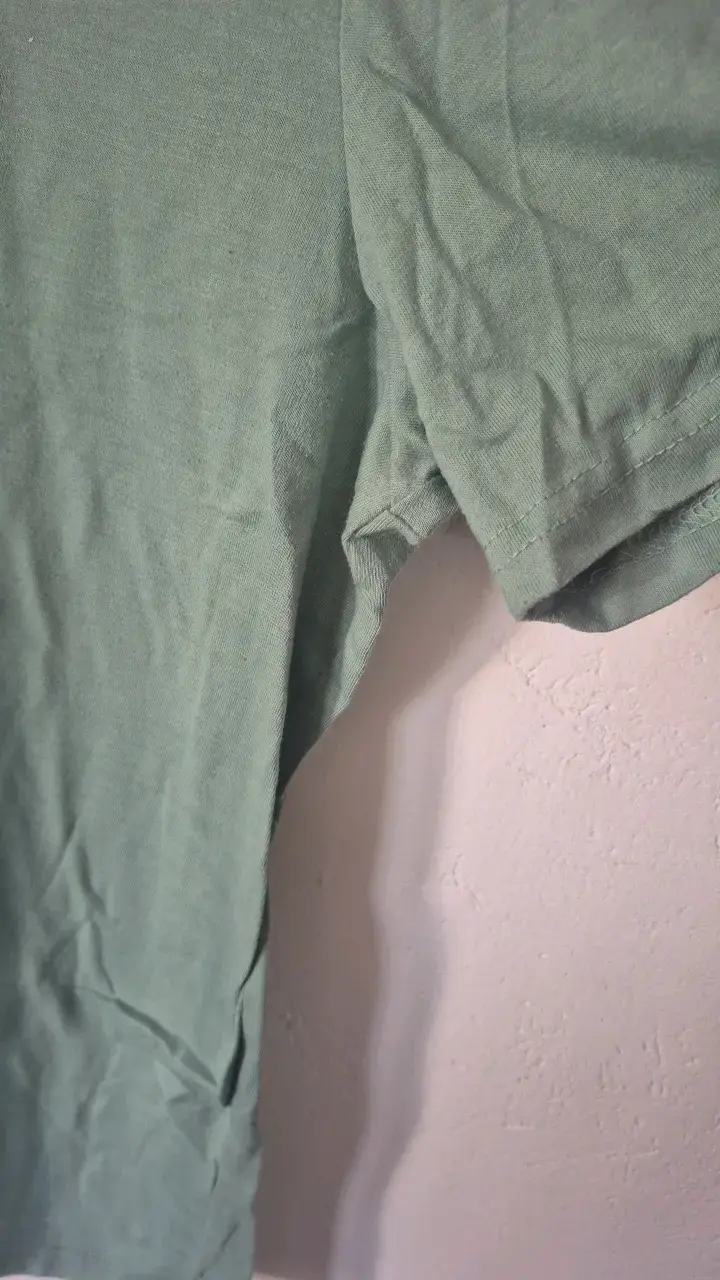 Polera verde talla 2XL para hombre - 3