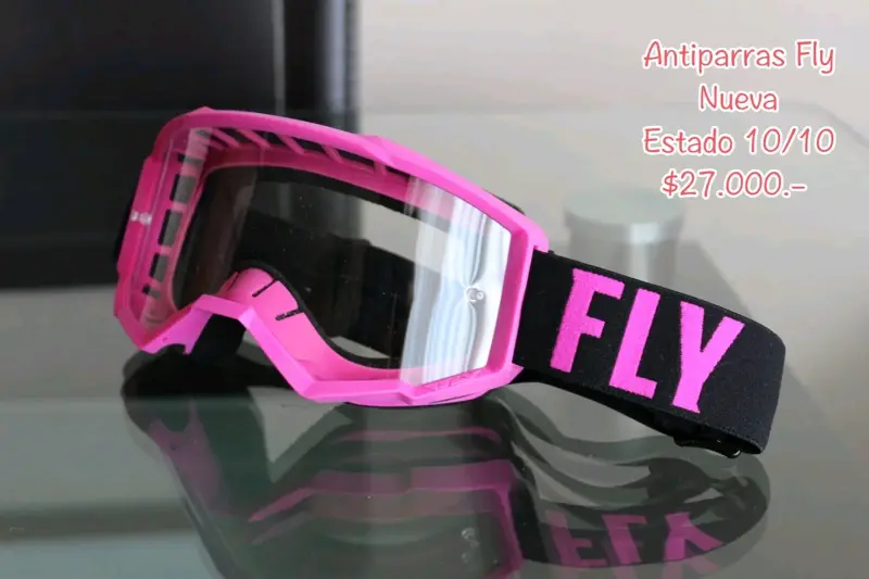 Antiparras Fly color rosa Nuevo
