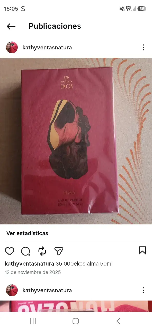 Perfume Natura Ekos Alma 50ml