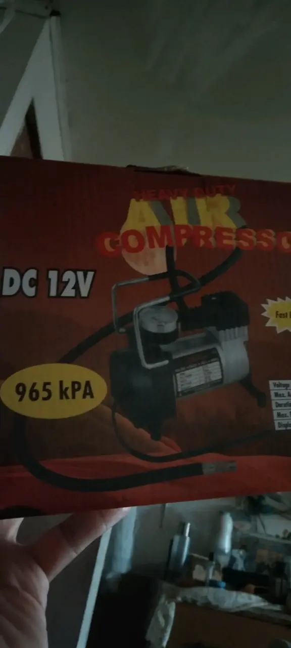 Compresor de Aire 12V 965 kPa