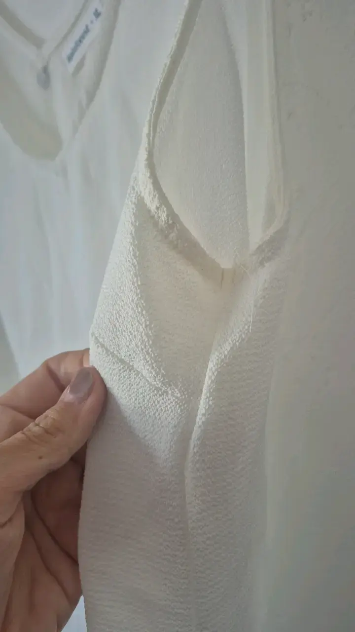 Blusa sin mangas blanca talla XL - 3