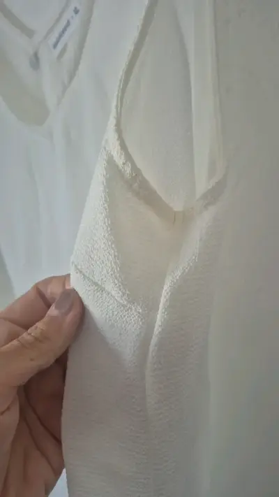 Blusa sin mangas blanca talla XL - miniatura 3