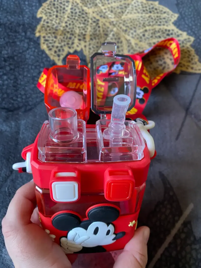 Botella de agua infantil Mickey Mouse roja - 2