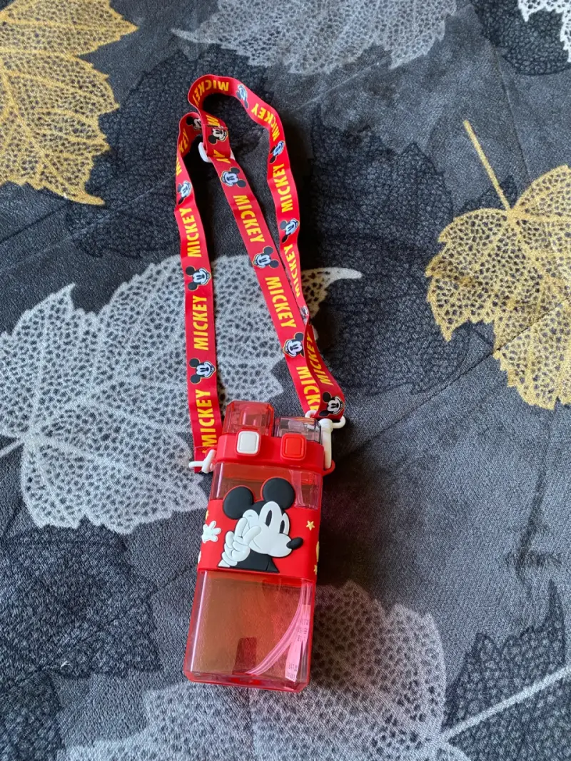 Botella de agua infantil Mickey Mouse roja - 4