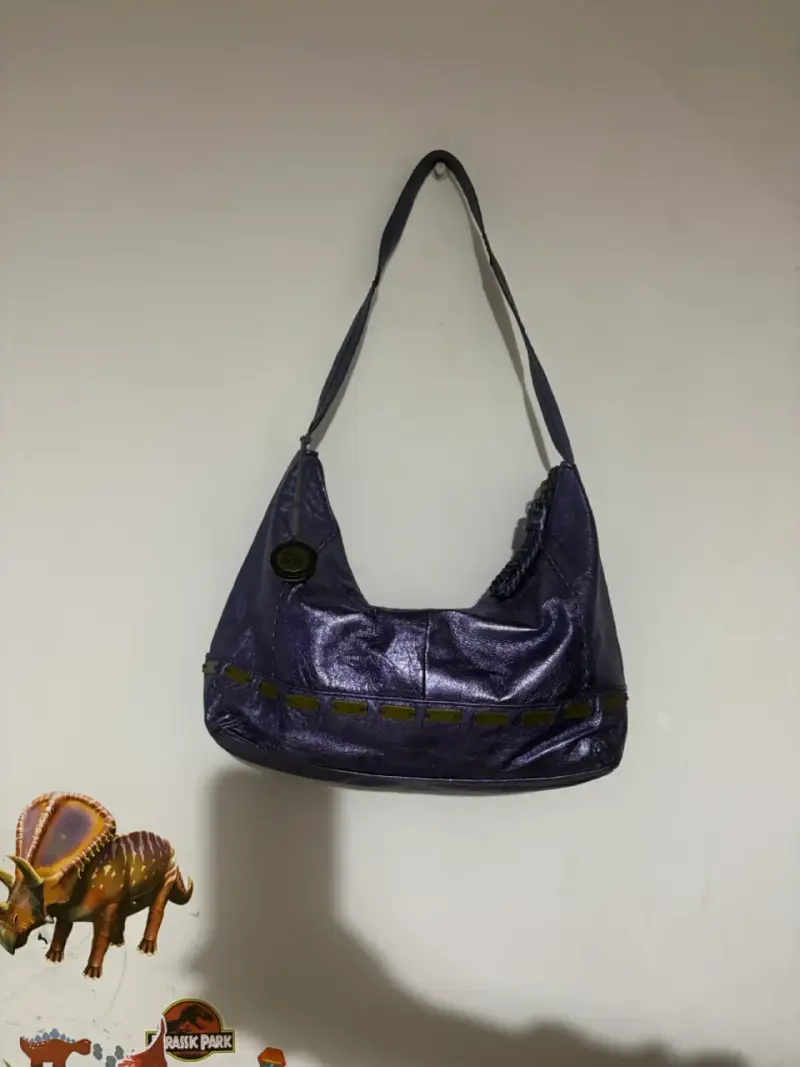 Cartera morada de cuero The Sak - 1