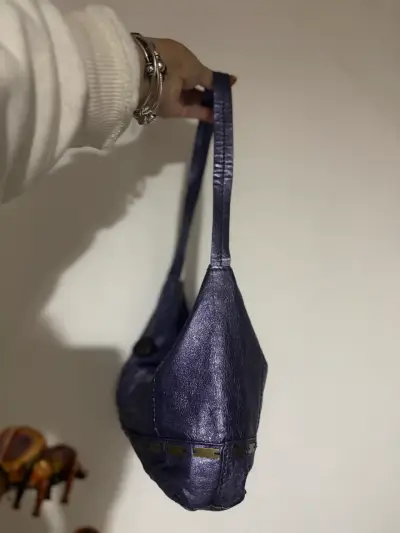 Cartera morada de cuero  The Sak - miniatura 2
