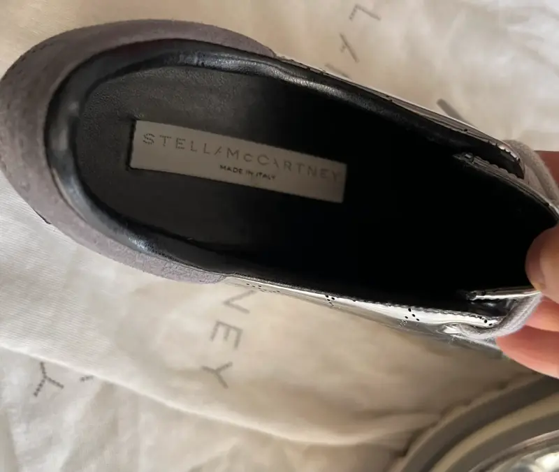 Zapatillas plataforma plateadas Stella McCartney - 3