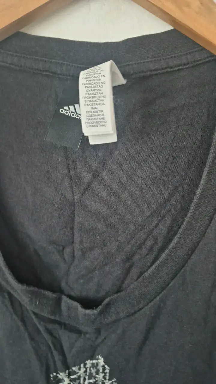 Polera sin mangas negra Adidas para hombre - 2