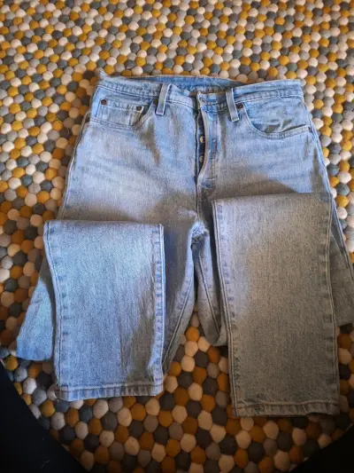 Jeans Levi's 501 Original Skinny Azul Claro - miniatura 1