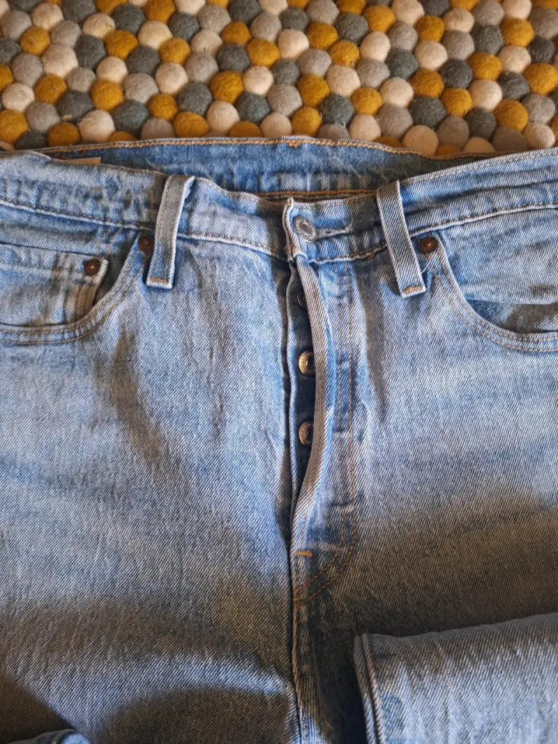 Jeans Levi's 501 Original Skinny Azul Claro - 2