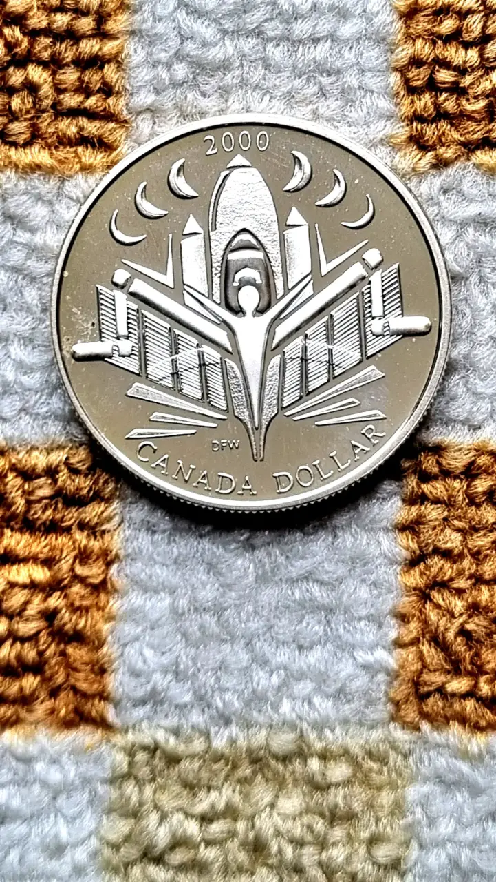Dólar canadiense de Plata. Moneda polaca. - 1