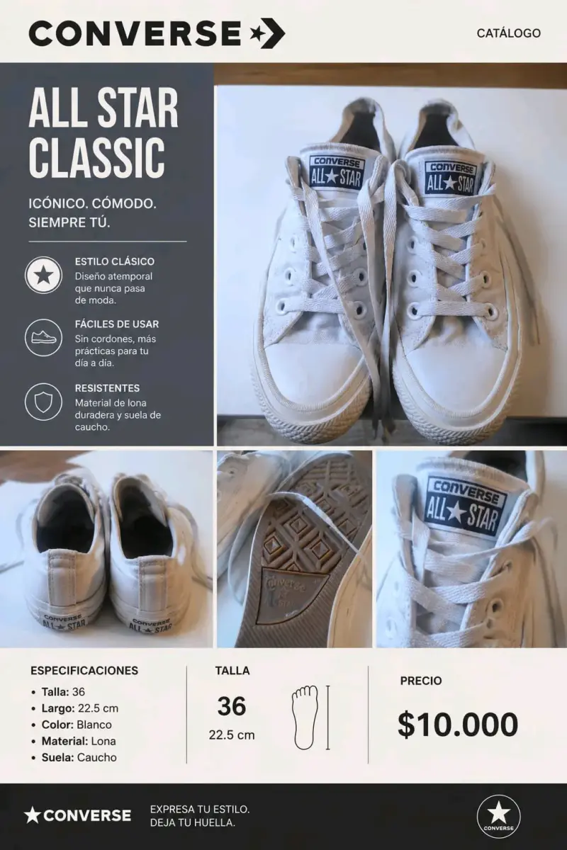Zapatillas Vans y Converse - 5