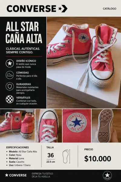Zapatillas Vans y Converse - miniatura 6