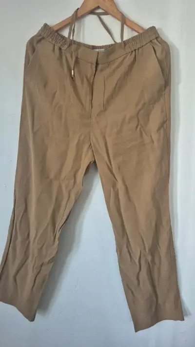 Pantalones beige Basement para mujer - miniatura 1