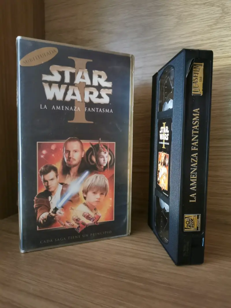 VHS Star Wars La Amenaza Fantasma Subtitulada