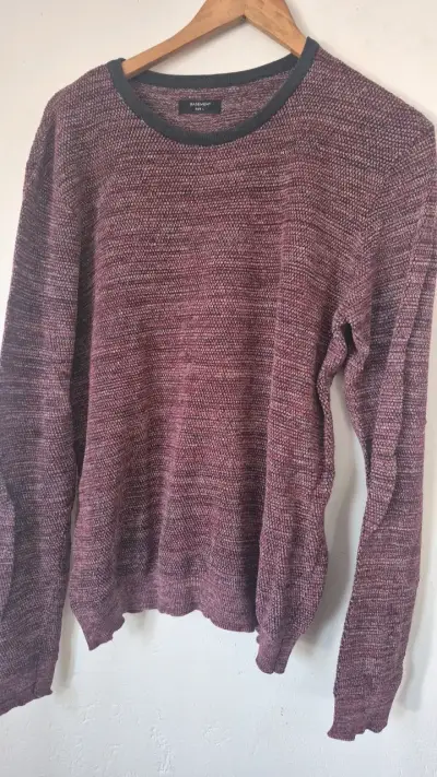 Suéter de lana morado Basement talla L - miniatura 1