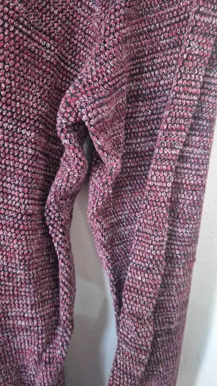 Suéter de lana morado Basement talla L - 3