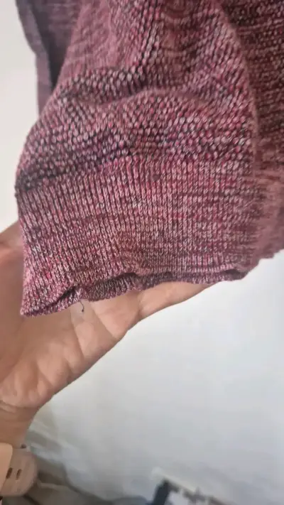 Suéter de lana morado Basement talla L - miniatura 4
