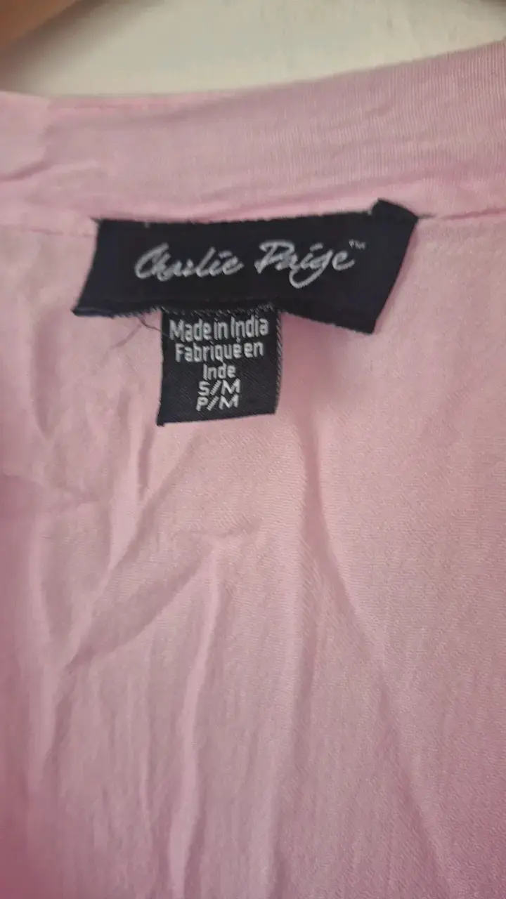 Blusa sin mangas Charlie Paige rosa y fucsia - 2