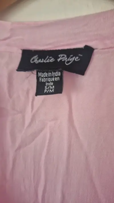 Blusa sin mangas Charlie Paige rosa y fucsia - miniatura 2