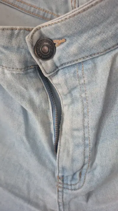 Shorts de mezclilla azul claro Robert Lewis - miniatura 5