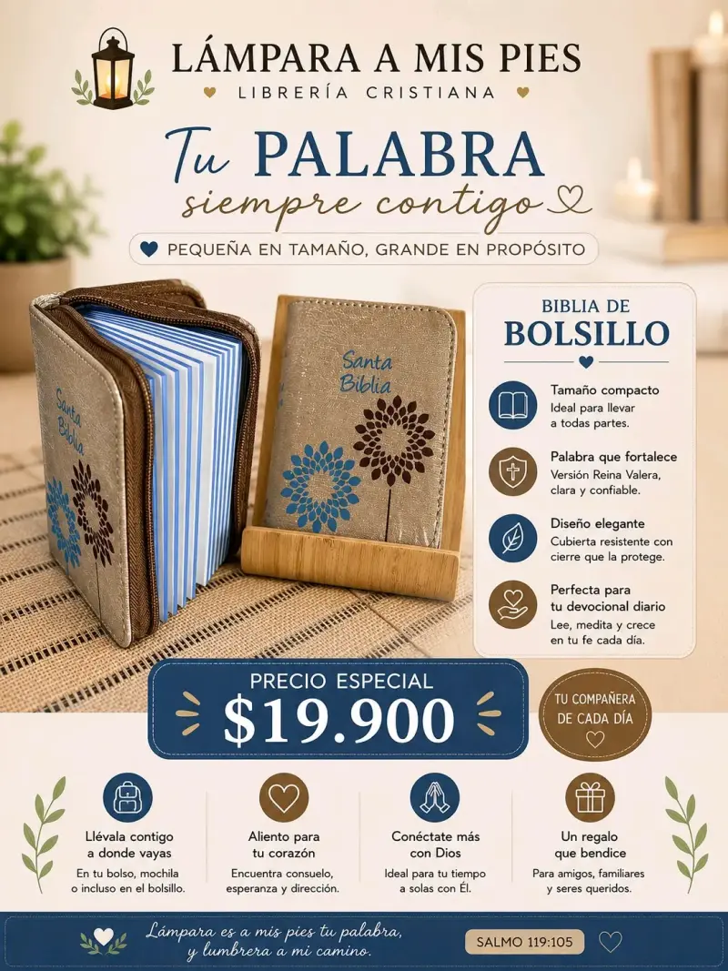 Kit Esencial para Devocional con Biblia y Bolsa - 1