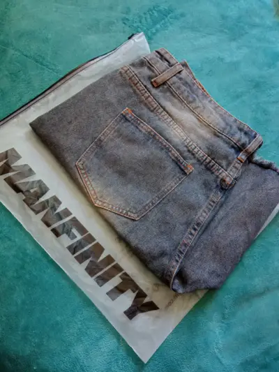 Shorts de mezclilla Manfinity para hombre - miniatura 1