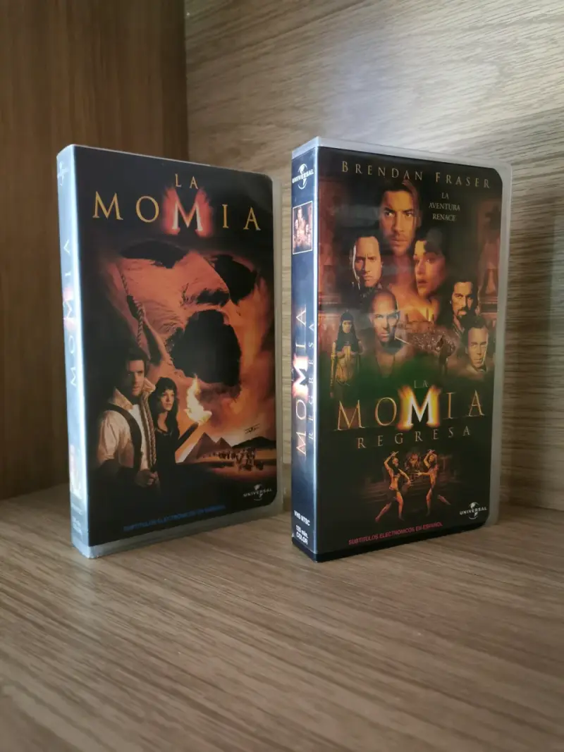 Pack VHS La Momia y La Momia Regresa - 1