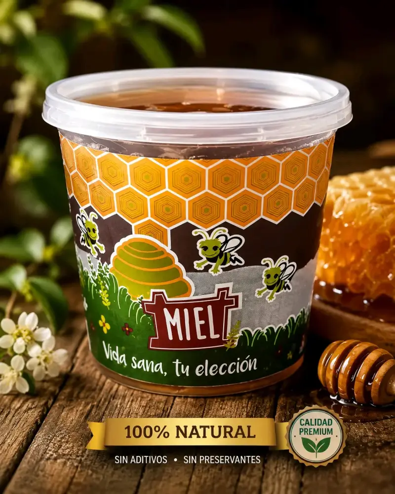 Miel 100% Natural Sin Aditivos - 1