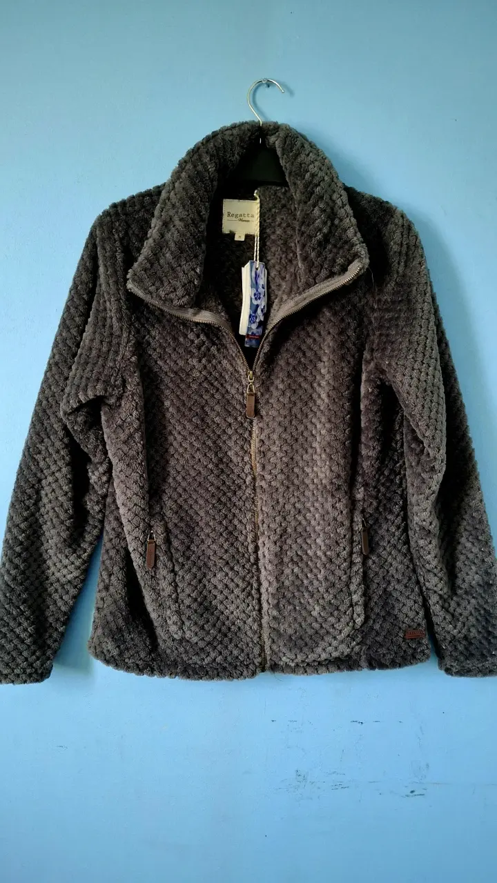 Chaqueta de felpa gris Regatta para mujer - 1